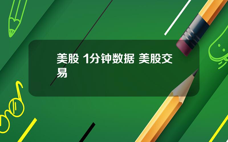 美股 1分钟数据 美股交易